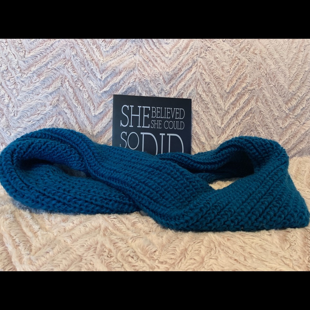 Blue Infinity Scarf